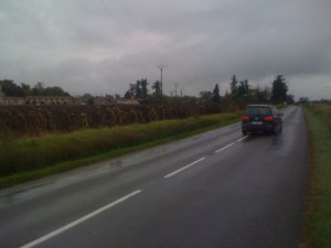 dito, kurz darauf fliegt ein Auto von der Straße